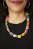 Kantha Dotted Block Necklace