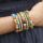 Kantha Towering Wrap  Bracelet