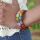 Kantha Whirled Spiral  Bracelet