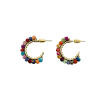 Kantha Milieu Mini Hoops, Earring