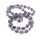 Seidenschmuck "Chip" Dunkel Grau