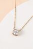 Fan Drop Necklace in Crimson