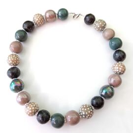 Keramikkette Rounds, Wintertraum,46 cm