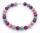Keramikkette 18mm, Lila, Rosa, Grün, 089