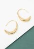 Crescent MoonThread Drop Earrings