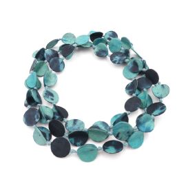 “Chip” Silk Jewelry, Ocean