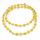“Chip” Silk Jewelry, Yellow