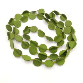 Seidenschmuck "Chip" Grassgrün