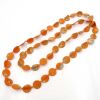 Silk Jewelry “Chip” Orange Batik