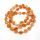Silk Jewelry “Chip” Orange Batik