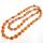 Silk Jewelry “Chip” Orange Batik