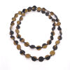 Seidenschmuck "Chip" Schwarz-Gold