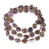 Seidenschmuck "Chip" Braun/Lila