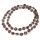 “Chip” Silk Jewelry, Brown/Lilac