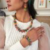 Kantha Paired Triangle Bracelet