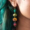 Kantha Pebbled Drop Earrings