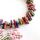 Kantha Paired Triangle Necklace
