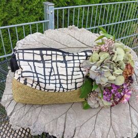Kosmetiktasche Canvas/Seegras