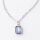 Lila Lavender & Silver Necklace