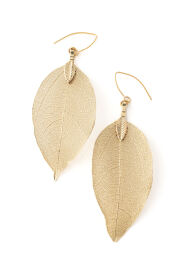 One-of-a-Kind Leaf in Gold