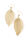 One-of-a-Kind Leaf in Gold