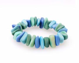 Tagua Armband Rakira, Rot Aqua