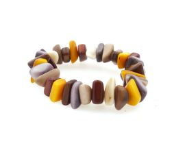 Tagua Armband Rakira, Rot Brown