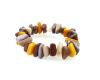 Tagua Armband Rakira, Rot Brown