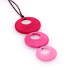 Tagua Kette Belli Pink