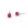 Tagua Ohrstecker TOPI 5 mm Rot