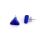 Tagua Earstuds, Triangle Indigo