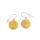 Tagua Earring Dottie  Yellow