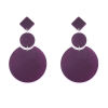 Tagua Ohrring Modell A Burgund