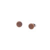 Tagua Ohrstecker 8 mm Topi Nougat