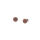 Tagua Ohrstecker 8 mm Topi Nougat