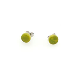 Tagua Ohrstecker 8 mm Topi Applegreen