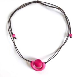Tagua chain Tizok Pink