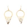 Messingohrring Triangle Brass Sheet Ohne Geschenkbox