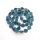 Seidenschmuck "Chip" Petrol