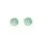 Studs silk cocoon Green