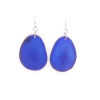 Tagua Ohrring Hosty Royalblau