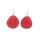 Tagua Ohrring Hosty Rot