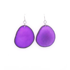 Tagua Earrings Hosty Violett