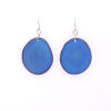 Tagua Ohrring Hosty Blau