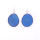 Tagua Ohrring Hosty Blau