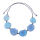 Tagua Kette Terra Corto, Matte Light Blue