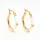 White Enamel Hoops