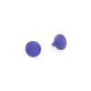 Tagua Ohrstecker 12 mm Royalblau