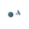 Tagua Ohrstecker 12 mm DeepTeal