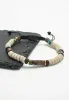 Vanguard Lava Bead Mens Bracelet